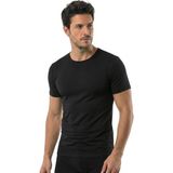 Öts Erkek Modal T-Shirt O Yaka Modal Ekstra Esnek Dokulu (1622) - Siyah - XL