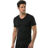 Öts Erkek Modal T-Shirt V Yaka Modal Günün Her Anı İçin (1623) - Siyah - 2XL