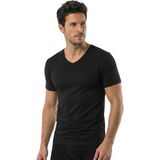 Öts Erkek Modal T-Shirt V Yaka Modal Günün Her Anı İçin (1623) - Siyah