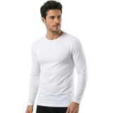 Öts Erkek Pamuklu T-Shirt Uzun Kol Özel Tasarım (1884) - Beyaz