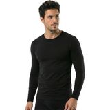 Öts Erkek Pamuklu T-Shirt Uzun Kol Özel Tasarım (1884) - Siyah - XL