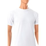 Öts Erkek T-Shirt Kapalı Yaka Yarım Kollu (%100 Pamuk), Siyah, L