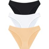 Öts Kadın Külot 3'lü (%47 Modal - %47 Pamuk - %6 Elastan) - XL - Renkli