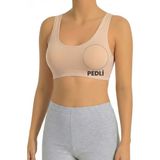 Öts Kadın Pamuklu Sütyen Pedli Kalın Askılı Destekleyici Yapı (6045) - XL - Ten