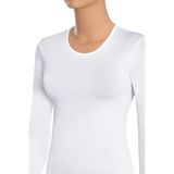 Öts Kadın T-Shirt Bisiklet Yaka Uzun Kol (%96 Pamuk -%4 Elastan), Siyah, M
