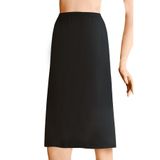 Öts Kadın Uzun Astar Jüpon Kombinezon, İnce Bel Lastikli (%95 Mikro Polyester -%5 Elastan), Ten, XL