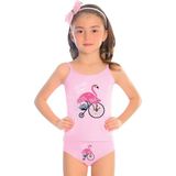Öts Kız Çocuk Atlet Külot Likralı Pembe Flamingo (%96 Pamuk - %4 Elastan) - 1 - 2 Yaş