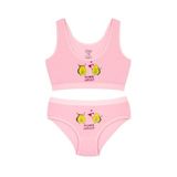 Öts Kız Çocuk Bustiyer Külot Likralı Pembe Friends Forever (%96 Pamuk -%4 Elastan), Pembe, 7-8 Yaş