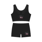 Öts Kız Çocuk Bustiyer Şort Likralı Siyah Ladies (%96 Pamuk -%4 Elastan), Siyah, 7-8 Yaş