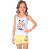 Öts Kız Çocuk Pamuklu Atlet Beyaz Girl Esnek ve Konforlu (8641-BEY) - 7 - 8 Yaş