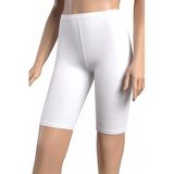 Öts Premium Kadın Kısa Tayt -%96 Pamuk,%4 Elastan, İnce Bel Lastikli, Nefes Alabilen, Diz Üstü Şık ve Rahat Tayt, Günlük ve Spor İçin Uygun - Siyah/Beyaz/Ten Rengi (BEYAZ, Large)