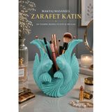 Otscraft Studio Koi Balıklı Dekoratif Kalemlik 3D Baskı Masaüstü Organizer Fırçalık Makyaj Organizeri