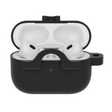 OtterBox AirPods Pro için Yumuşak Dokunuşlu Kulaklık Kılıfı (1. Nesil 2019/2. Nesil 2022) Apple AirPods Uyumlu, Karabina Dahil, Siyah