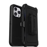 OtterBox IPhone 14 Pro Defender Serisi Kılıf - SİYAH, Sağlam ve Dayanıklı, Bağlantı Noktası Korumalı, Kılıf Klipsli Destek Çubuğu İçerir