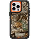 OtterBox iPhone 15 Pro MAX (Yalnızca) Defender Serisi Kılıf - REALTREE EDGE (Parlak Turuncu/Siyah/RT Kenar), sağlam ve dayanıklı, bağlantı noktası korumalı, kılıf klips desteği içerir