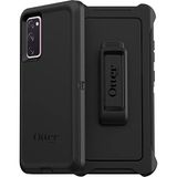 OtterBox Samsung Galaxy S20 FE 5G (SADECE FE) Diğer Galaxy S20 modelleri ile uyumlu değildir) Defender Serisi Kılıf - SİYAH, sağlam ve dayanıklı, bağlantı noktası korumalı, kılıf klips desteği içerir