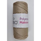 Otto %100 Polyester Örgü İpi - Çanta ve Makrome İpi - Açık Bej