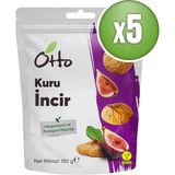 Otto Dried Fruits Vegan Kuru Incir 5 x 150 G - 150 gr