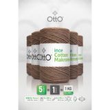 Otto İnce Cotton Makrome - Bal Köpüğü - 5'li Paket - 2mm/200gr/170m - Pamuk Makrome, Aksesuar ipi