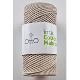 Otto Ince Cotton (Pamuk) Makrome Bej 200 Gram - 170 Metre - 33 Bej