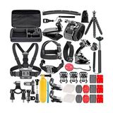 Otto Plus Profesyonel Aksiyon Kamerası Mega Aksesuar Kiti (Vantuz, Tripod, Göğüs Bandı, Monopod Dahil) - Siyah 01