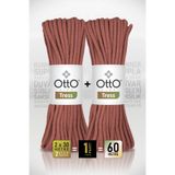 Otto Tress - Kiremit (5043) - 2'li Paket x 30m/6mm/500gr - Supla, Runner, Duvar Süsü Pamuk Kordon İpi