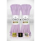 Otto Tress - Lila (5032) - 2'li Paket x 30m/6mm/500gr - Supla, Runner, Duvar Süsü Pamuk Kordon İpi