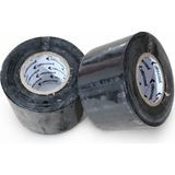 Ottocool Yapışkanlı Pvc Siyah Klima Dekoratif Bant 47 mm x 25 M | Elektrik & Izolasyon Bandı (1 Adet)