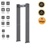 OttoGuard-P-1100S 11 Bölgeli Metal-Silah-Bıçak Algılama Kapı Dedektörü