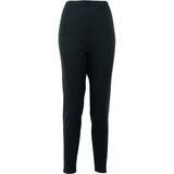 Ottoland Oppland Kadın Kışlık Düz Renk Beli Lastikli Yumuşacık Saf Pamuk Kumaş Termal Içlik Pijama Anne Tayt - 2XL - Siyah