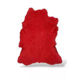Ottoman Pouffe Hakiki Gerçek Deri Koyun Postu 60X75cm