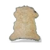Ottoman Pouffe Hakiki Gerçek Deri Koyun Postu 67X75cm