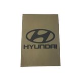 Ottoman Suya Dayanıklı Hyundai Amblemli Oto Paspas - Sarı - Siyah