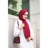 OttomanSilk Bambu Kraş Şal Bordo ottomansilkbambu