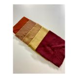 OttomanSilk Flamlı Pamuklu Hediyelik Dağıtmalık 5 Li Paket Füme Yazma Eşarp 100x100 Cm 6 5liflameşarporgbursa