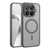 Ottonova Xiaomi 17T Pro İçin Kamera Korumalı Manyetik Şarj Özellikli Şeffaf Tunex Kapak Siyah