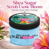 Ottoria Hürrem Sultan Shea Sugar Scrub Egzotik Çiçek Şeker Peelingi Yüz ve Vücut 300 ml