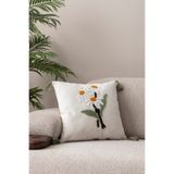 Ottoson Comfort Punch Desenli Kırlent Kılıfı Kare Dekoratif Bohem Nakışlı Koltuk Yastık Kılıfı panç 45x45