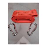 ottotekss Çeki Halatı 3 Ton 5 M (ÇEKME HALATI) Kumaş 10 MM VİDALI METAL ÇENGELLİ KARABİNALI