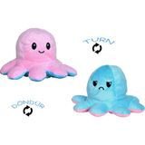 Oturakçı Toys Sevimli Yüz Değiştiren Ahtapot 25 cm Peluş Oyuncak Hayvan