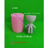 Oturan Adam Saksı - 3 Silikon Kalıp