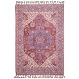 Oturma Odası Yatak Odası Koridor için Oturan Pembe Madalyon Kaymaz Makinede Yıkanabilir Halılar Boho Fas Yumuşak Nötr Vintage Görünüm Geometrik Bohem Halı Eskitilmiş İç Mekan Katlanabilir Kaymaz Alan