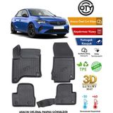 Oty Opel Corsa F Hybrid 1.2 2025+ 3D Havuzlu Paspas - Siyah