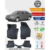 Oty Volkswagen Jetta 2005+2007 3D Havuzlu Paspas - Siyah