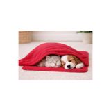 Oumo 70x90 cm Peluş Kedi ve Köpek Yorganı – Yıkanabilir, Taşınabilir, Yumuşak Evcil Hayvan Battaniyesi