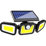 Oumo Güneş Enerjili LED Hareket Sensörü (Yurt Dışından) - Siyah