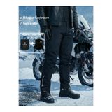 OUTDO Premium Softshell Motorsiklet Pantolonu SİYAH Polar Buff Hediyeli