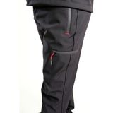 Outdo Siyah Premium Softshell Motorcu Pantolonu Kış Mevsimi İçin Dayanıklı Erkek Giyim - 0 - Siyah