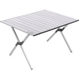 Outdoor Alüminyum Katlanabilir Kamp ve Piknik Masası, 47x59.7x82.5 cm, Taşıma Çantalı (Gri)