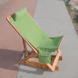 Outdoor Ayarlanabilir Kamp Sezlongu (Çimenyeşili) - Çok Renkli